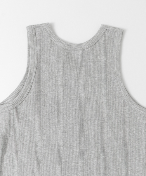 URBAN RESEARCH DOORS MENS（アーバンリサーチ ドアーズ メンズ）の「DOORS 針ヌキワッフルT/T（タンクトップ・メンズ・ホワイト/ネイビー/グレー・38/40）」の8枚目の写真