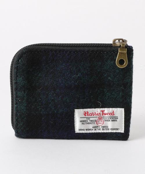 coen（コーエン）の「Harris Tweed （ハリスツイード）コインケース（コインケース・メンズ・ブラック/グレー/その他1/ネイビー/レッド/オレンジ・フリー）」の4枚目の写真