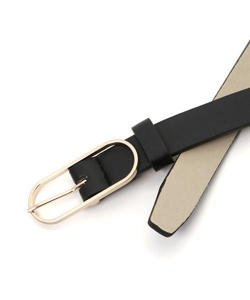 VIBGYOR Women（ヴィブジョー　ウィメン）の「合成皮革 細ベルト（ベルト・レディース・ブラック/グレー/ベージュ/キャメル/ライトピンク/A/B/C/D/E/ブラウン・FREE）」の12枚目の写真