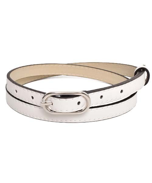 VIBGYOR Women（ヴィブジョー　ウィメン）の「合成皮革 細ベルト（ベルト・レディース・ブラック/グレー/ベージュ/キャメル/ライトピンク/A/B/C/D/E/ブラウン・FREE）」の9枚目の写真