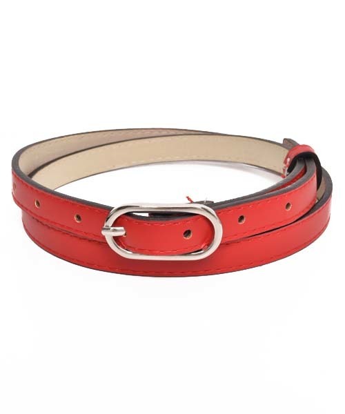 VIBGYOR Women（ヴィブジョー　ウィメン）の「合成皮革 細ベルト（ベルト・レディース・ブラック/グレー/ベージュ/キャメル/ライトピンク/A/B/C/D/E/ブラウン・FREE）」の11枚目の写真