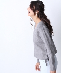 Andemiu | サイドレースＵＰニット747880(ニット/セーター)