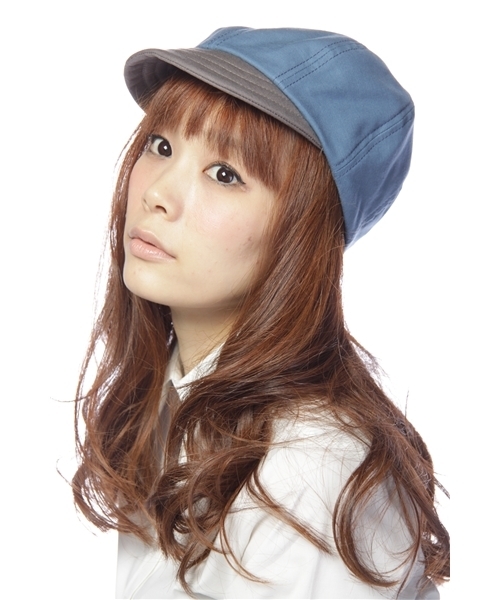 BEAMS BOY（ビームスボーイ）の「BEAMS BOY / コットン BOWL キャップ（キャップ・レディース・ブラウン/サックスブルー/その他1・ONE SIZE）」の3枚目の写真