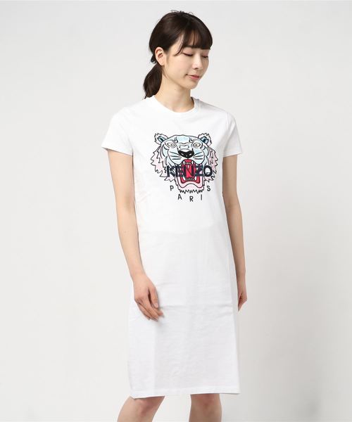 Actua Tiger Tee Dress ワンピース Kenzo ケンゾー のファッション通販 Zozotown