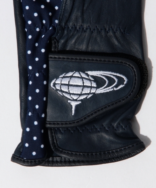 BEAMS GOLF（ビームスゴルフ）の「BEAMS GOLF / ドット ゴルフグローブ（WOMEN'S　左手用）（手袋・レディース・ホワイト/ネイビー・#18/#19/#20）」の8枚目の写真