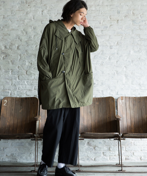 rehacer（レアセル）の「rehacer : Paper Weight Mods Parka（モッズコート・メンズ・ブラック/カーキ・SMALL/LARGE/MEDIUM）」の6枚目の写真