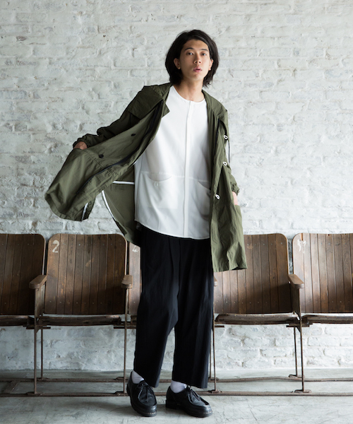 rehacer（レアセル）の「rehacer : Paper Weight Mods Parka（モッズコート・メンズ・ブラック/カーキ・SMALL/LARGE/MEDIUM）」の7枚目の写真