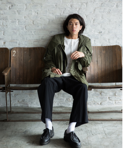 rehacer（レアセル）の「rehacer : Paper Weight Mods Parka（モッズコート・メンズ・ブラック/カーキ・SMALL/LARGE/MEDIUM）」の8枚目の写真