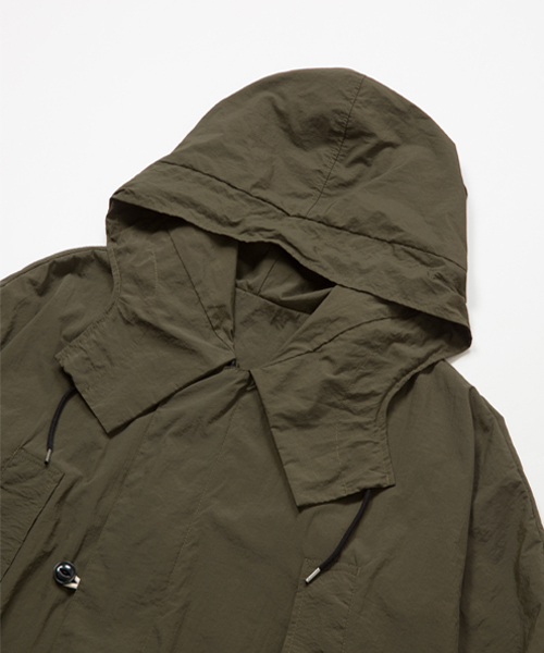 rehacer（レアセル）の「rehacer : Paper Weight Mods Parka（モッズコート・メンズ・ブラック/カーキ・SMALL/LARGE/MEDIUM）」の16枚目の写真