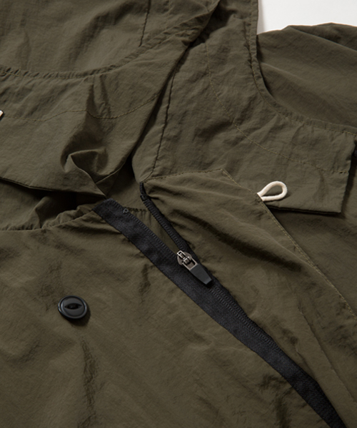 rehacer（レアセル）の「rehacer : Paper Weight Mods Parka（モッズコート・メンズ・ブラック/カーキ・SMALL/LARGE/MEDIUM）」の9枚目の写真