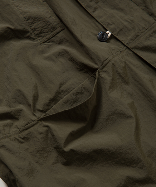 rehacer（レアセル）の「rehacer : Paper Weight Mods Parka（モッズコート・メンズ・ブラック/カーキ・SMALL/LARGE/MEDIUM）」の10枚目の写真