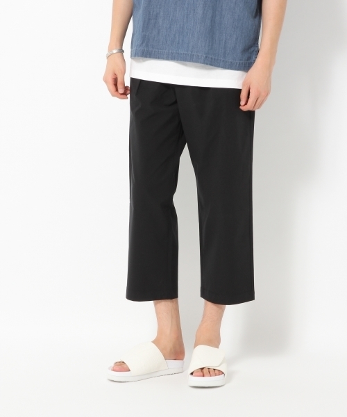 GLOBAL WORK（グローバルワーク）の「ストレッチタックワイドイージー/761184（その他パンツ・メンズ・ライトグリーン/ブラック・MEDIUM/SMALL/LARGE）」の2枚目の写真