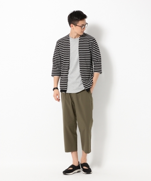 GLOBAL WORK（グローバルワーク）の「ストレッチタックワイドイージー/761184（その他パンツ・メンズ・ライトグリーン/ブラック・MEDIUM/SMALL/LARGE）」の11枚目の写真