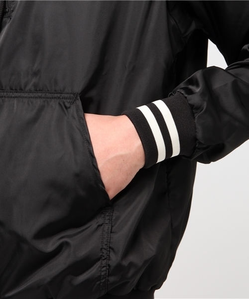 HYSTERIC GLAMOUR（ヒステリックグラマー）の「STEREOLAB pt フーデッドプルオーバーJK（スタジャン・メンズ・ブラック/グリーン/ピンク・SMALL/MEDIUM/LARGE）」の8枚目の写真