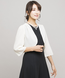 バックレース　フォーマルボレロ