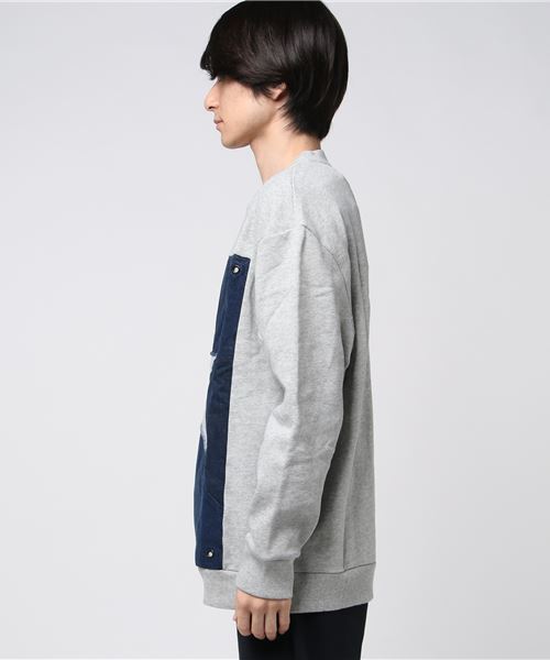 DIESEL(ディーゼル)の「00S8ZK0DRAX(スウェット・メンズ・ブラック/グレー・LARGE/MEDIUM/SMALL/X-LARGE/X-SMALL/XX-LARGE/XXX-LARGE)」の3枚目の写真