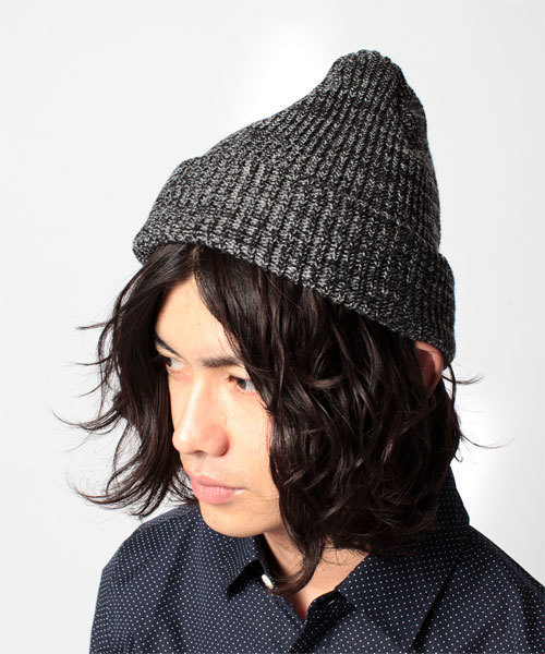 NANO universe（ナノユニバース）の「JAPAN MADE ニットワッチキャップ（ニットキャップ/ビーニー・メンズ・ホワイト/グレー/トップグレー/ボルドー/マスタード/オリーブ/ブルー/インディゴブルー/ネイビー/パープル/ブラック/その他1/その他2/その他3・FREE）」の12枚目の写真