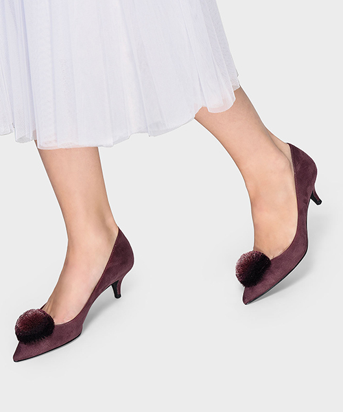 CHARLES & KEITH(チャールズ & キース)の「ポンポンカバードヒール / PUMP COVERED HEELS(パンプス・レディース・ブラック/パープル/グリーン・23cm/25.5cm/22.5cm/23.5cm/24.5cm/25cm)」の19枚目の写真