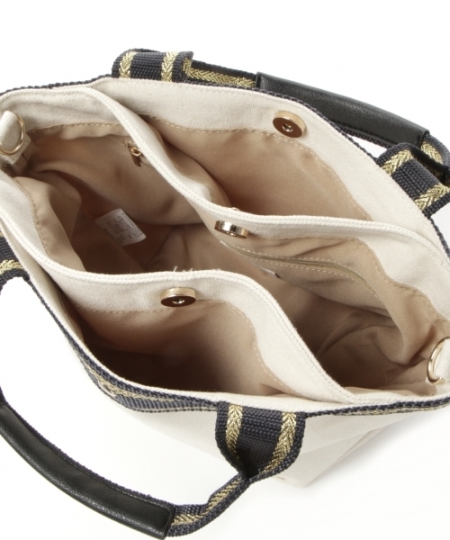 studio CLIP(スタディオクリップ)の「2WAY三層トートバッグ(トートバッグ・レディース・ブラウン/その他1/その他2・FREE)」の5枚目の写真