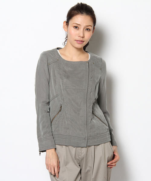 Abahouse Devinette（ドゥヴィネット）の「ﾃﾝｾﾙｷｭﾌﾟﾗﾂｲﾙ（ブルゾン・レディース・ブラック/オリーブ/モカ・FREE）」の14枚目の写真