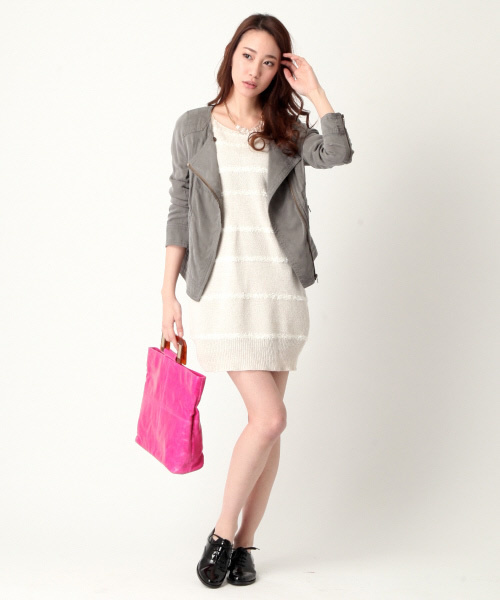 Abahouse Devinette（ドゥヴィネット）の「ﾃﾝｾﾙｷｭﾌﾟﾗﾂｲﾙ（ブルゾン・レディース・ブラック/オリーブ/モカ・FREE）」の16枚目の写真