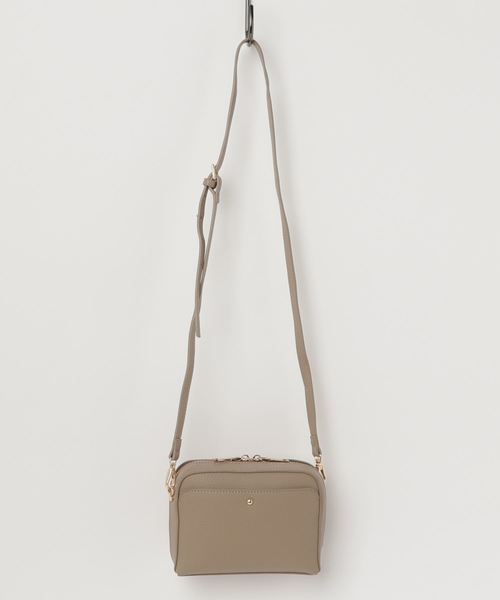 Edit Sheen（エディットシーン）の「シンプルミニポシェット（ショルダーバッグ・レディース・ベージュ/ホワイト/オレンジ・FREE）」の8枚目の写真