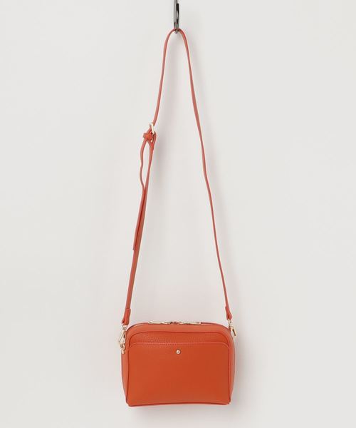 Edit Sheen（エディットシーン）の「シンプルミニポシェット（ショルダーバッグ・レディース・ベージュ/ホワイト/オレンジ・FREE）」の13枚目の写真