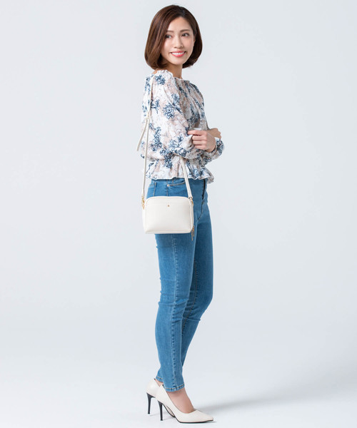 Edit Sheen（エディットシーン）の「シンプルミニポシェット（ショルダーバッグ・レディース・ベージュ/ホワイト/オレンジ・FREE）」の21枚目の写真