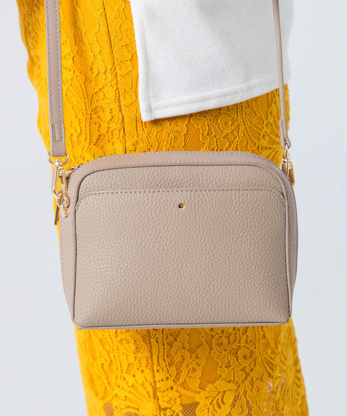 Edit Sheen（エディットシーン）の「シンプルミニポシェット（ショルダーバッグ・レディース・ベージュ/ホワイト/オレンジ・FREE）」の17枚目の写真