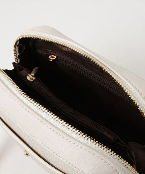 Edit Sheen（エディットシーン）の「シンプルミニポシェット（ショルダーバッグ・レディース・ベージュ/ホワイト/オレンジ・FREE）」の7枚目の写真