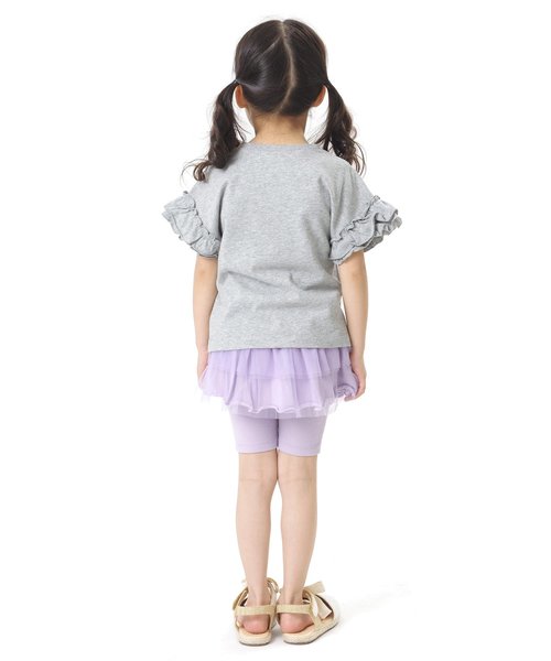 apres les cours（アプレレクール）の「袖フリルＴシャツ（Tシャツ/カットソー・キッズ・オフホワイト/ピンク/グレー/カーキ/その他/イエロー・100/120/90/110/130/140/80）」の10枚目の写真