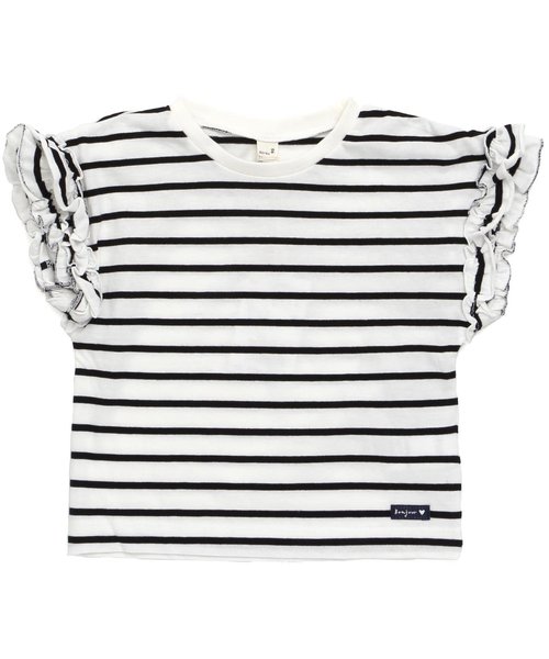 apres les cours（アプレレクール）の「袖フリルＴシャツ（Tシャツ/カットソー・キッズ・オフホワイト/ピンク/グレー/カーキ/その他/イエロー・100/120/90/110/130/140/80）」の15枚目の写真