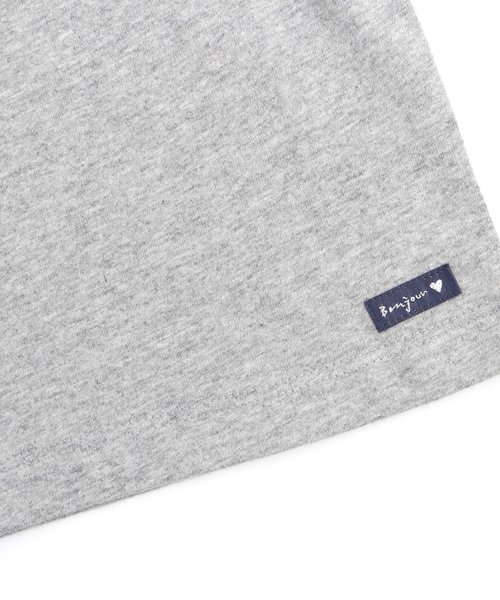 apres les cours（アプレレクール）の「袖フリルＴシャツ（Tシャツ/カットソー・キッズ・オフホワイト/ピンク/グレー/カーキ/その他/イエロー・100/120/90/110/130/140/80）」の19枚目の写真
