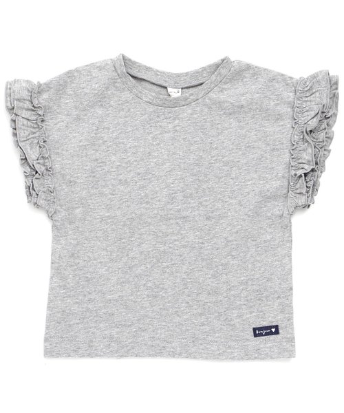 apres les cours（アプレレクール）の「袖フリルＴシャツ（Tシャツ/カットソー・キッズ・オフホワイト/ピンク/グレー/カーキ/その他/イエロー・100/120/90/110/130/140/80）」の20枚目の写真