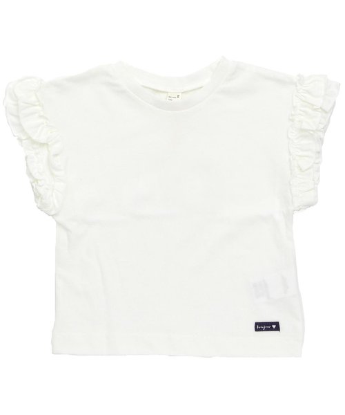 apres les cours（アプレレクール）の「袖フリルＴシャツ（Tシャツ/カットソー・キッズ・オフホワイト/ピンク/グレー/カーキ/その他/イエロー・100/120/90/110/130/140/80）」の21枚目の写真