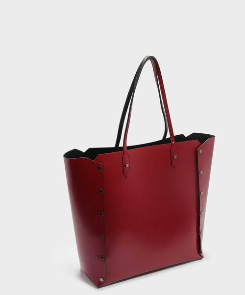 CHARLES & KEITH(チャールズ & キース)の「リバーシブルオーバーサイズトート / REVERSIBLE OVERSIZED TOTE(トートバッグ・レディース・ブラック/グリーン・XL)」の4枚目の写真