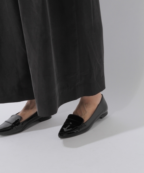 laboratory work（ラボラトリーワーク）の「ワンショルダーフレアパンツ（サロペット/オーバーオール・レディース・ブラック/ベージュ・MEDIUM）」の13枚目の写真