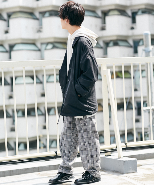 kutir(クティール)の「coach JACKET AW / コーチジャケット 裏フリース(ブルゾン・メンズ・ブラック/ベージュ・SMALL/MEDIUM/LARGE)」の6枚目の写真