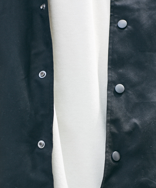 kutir(クティール)の「coach JACKET AW / コーチジャケット 裏フリース(ブルゾン・メンズ・ブラック/ベージュ・SMALL/MEDIUM/LARGE)」の14枚目の写真