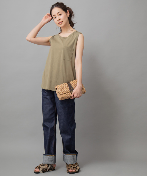 Munich（ミューニック）の「セルビッチデニムストレートパンツ（デニムパンツ・レディース・インディゴブルー・S/M/XS/XXS）」の20枚目の写真