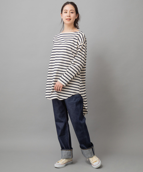 Munich（ミューニック）の「セルビッチデニムストレートパンツ（デニムパンツ・レディース・インディゴブルー・S/M/XS/XXS）」の11枚目の写真