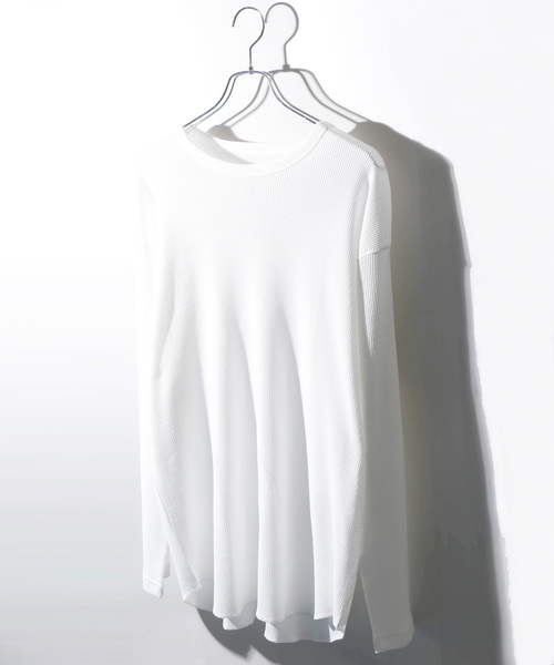 WEGO(ウィゴー)のWEGO/ワッフルラウンドカットソー(Tシャツ/カットソー)