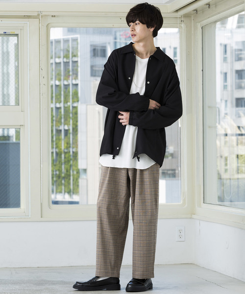 WEGO（ウィゴー）の「WEGO/ワッフルラウンドカットソー（Tシャツ/カットソー・メンズ・カーキ/ホワイト/ワイン/ホワイト系その他5/ブラック・LARGE/SMALL/MEDIUM）」の19枚目の写真