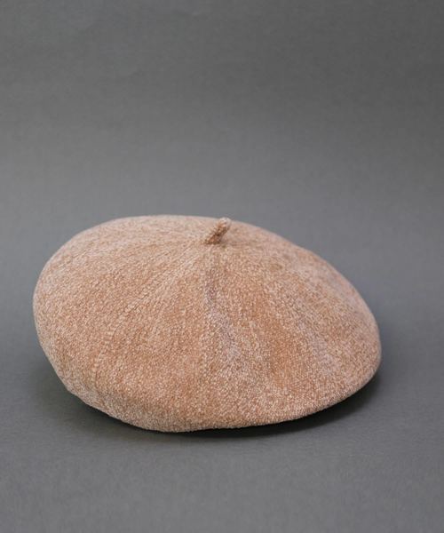 florist(フローリスト)の「コーデュロイベレー(ハンチング/ベレー帽・レディース・ブラック/ホワイト/ライトグレー/ベージュ・FREE)」の7枚目の写真