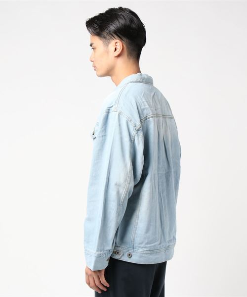ADPOSION（アドポーション）の「BIGシルエット デニムジャケット / Gジャン（デニムジャケット・メンズ・ブラック/ブルー/サックスブルー/ブルー系その他・MEDIUM/LARGE）」の7枚目の写真