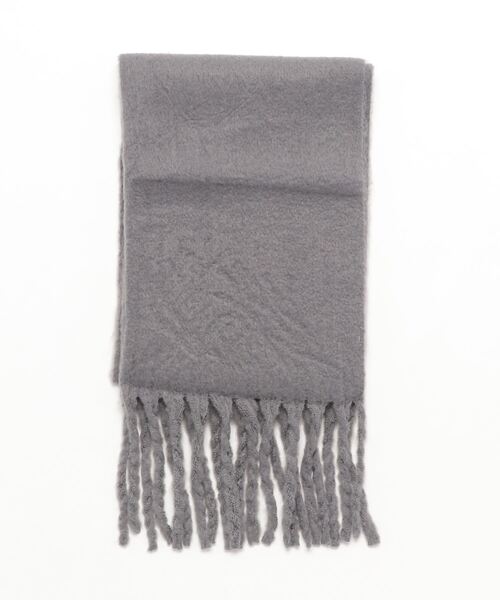 VIBGYOR Women（ヴィブジョー　ウィメン）の「【LUON】無地ストール（ストール/ショール・レディース・ライトグレー/ブラック/ベージュ/グレー/イエロー/ブルー/グリーン/アイボリー/ホワイト/ブラウン/ライトブラウン/カーキ/オレンジ/ピンク/ネイビー・FREE）」の5枚目の写真