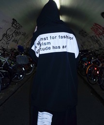 rovtski【ビッグシルエット】ハードナイロンインレイプロテクションジャケット/HARD NYLON INLAY PROTECTION JACKET