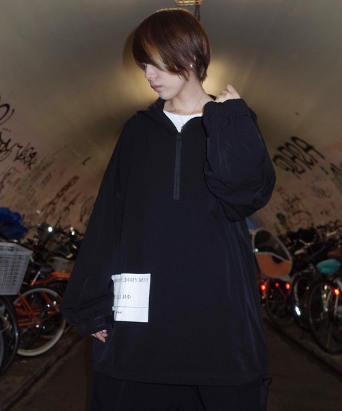 rovtski（ロフトスキー）の「rovtski【ビッグシルエット】ハードナイロンインレイプロテクションジャケット/HARD NYLON INLAY PROTECTION JACKET（その他アウター・レディース・ブラック系その他/ブラック系その他2・FREE）」の7枚目の写真