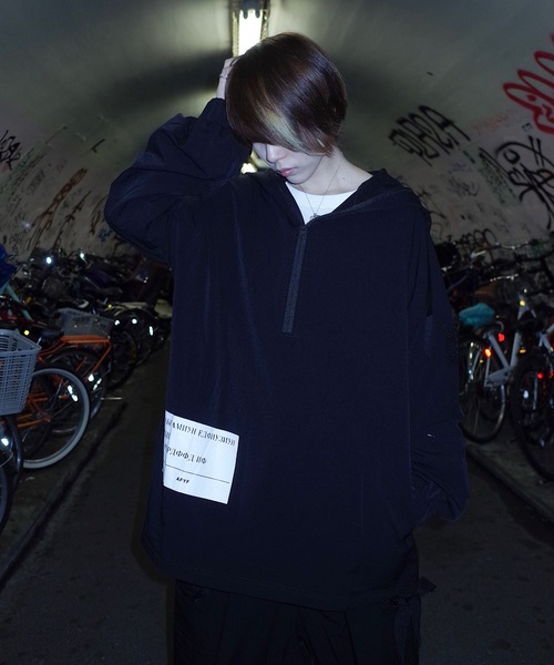 rovtski（ロフトスキー）の「rovtski【ビッグシルエット】ハードナイロンインレイプロテクションジャケット/HARD NYLON INLAY PROTECTION JACKET（その他アウター・レディース・ブラック系その他/ブラック系その他2・FREE）」の8枚目の写真