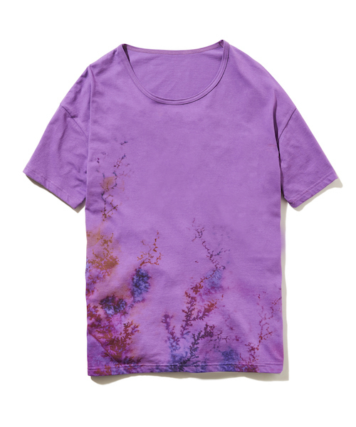 rehacer(レアセル)の「rehacer : Fuzzy Crystal on Made in Japan Body / ファジー クリスタル Tシャツ メイドインジャパン(Tシャツ/カットソー・メンズ・ホワイト/パープル/グレー・SMALL/MEDIUM/LARGE/X-LARGE/XX-LARGE/X-SMALL)」の3枚目の写真